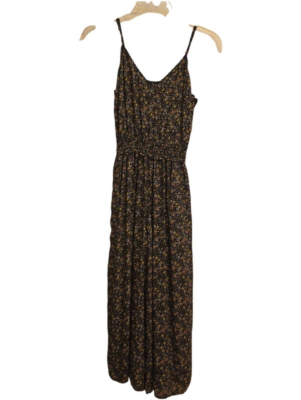 Wilfred Irene Floral Cropped Jumpsuit from Aritzia Wide Leg Cottagecore Size XXS